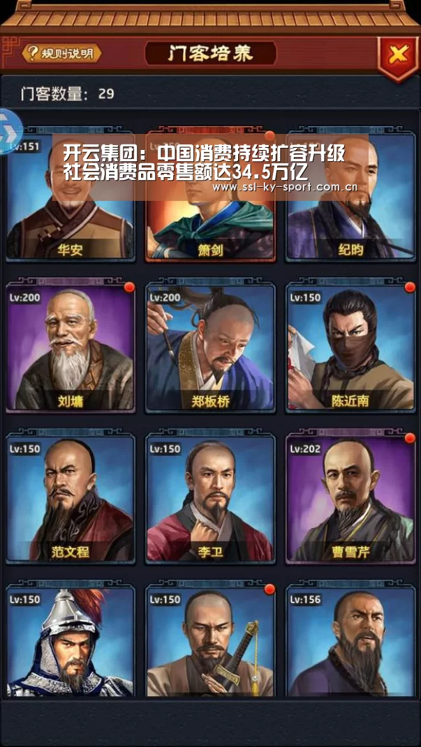 开云集团:中国消费持续扩容升级社会消费品零售额达34.5万亿(图1) 开云体育